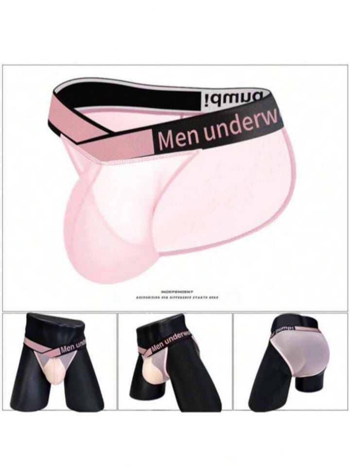 Pump Transparent Men's Sexy Triangle U Convex Design Underwear